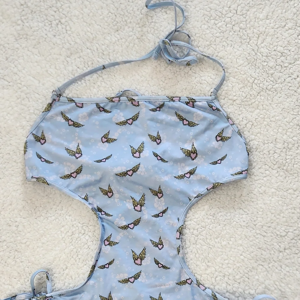 New!Frankies Bikini X‎ Victoria Secrets Amalia  One Piece Cut-out Swimsuit